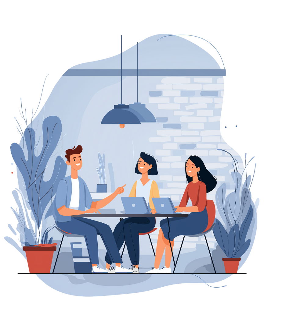 Équipe Ouimind accompagnant des clients dans leur transformation digitale à travers une collaboration stratégique et technologique